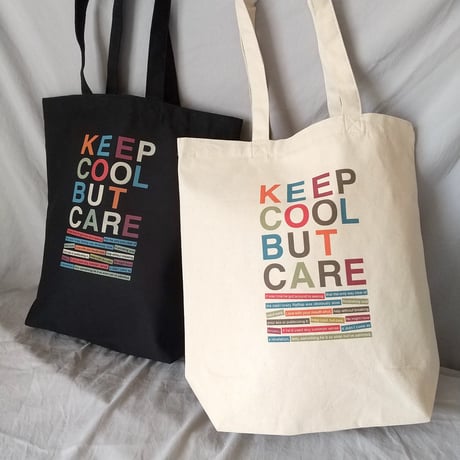 DONATION（寄付5,000円）→KEEP COOL BUT CAREトートバッグ（ナチュラル）