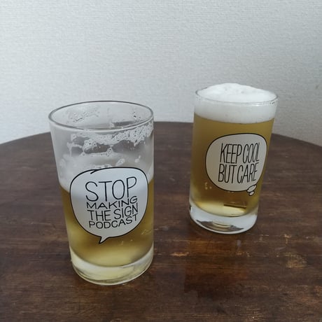 DONATION（寄付4,000円）→タンブラーグラス：STOP MAKING THE SIGN PODCAST