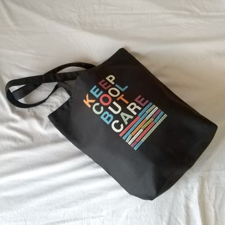 DONATION（寄付6,000円）→KEEP COOL BUT CAREトートバッグ（ブラック）
