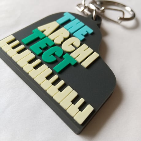 DONATION（寄付3,000円）→キーホルダー：THE ARCHITECT ピアノ（ブルー×グリーン）