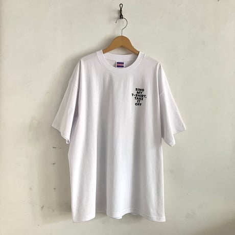 SING MY T-SHIRT（ブルー×ブラック）: photo by 真田敬介