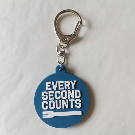 DONATION（寄付3,000円）→キーホルダー EVERY SECOND COUNTS（インディゴ）