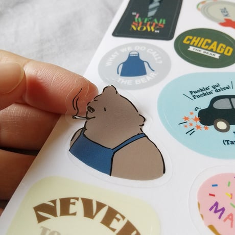 DONATION（寄付1,500円）→ステッカー NEVER TOO LATE TO START OVER?
