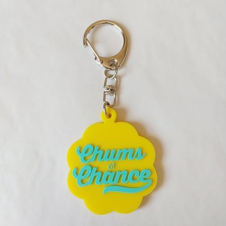 🔸残り5点のみ🔸DONATION（寄付3,000円）→キーホルダー：Chums of CHANCE（イエロー×ライトブルー）