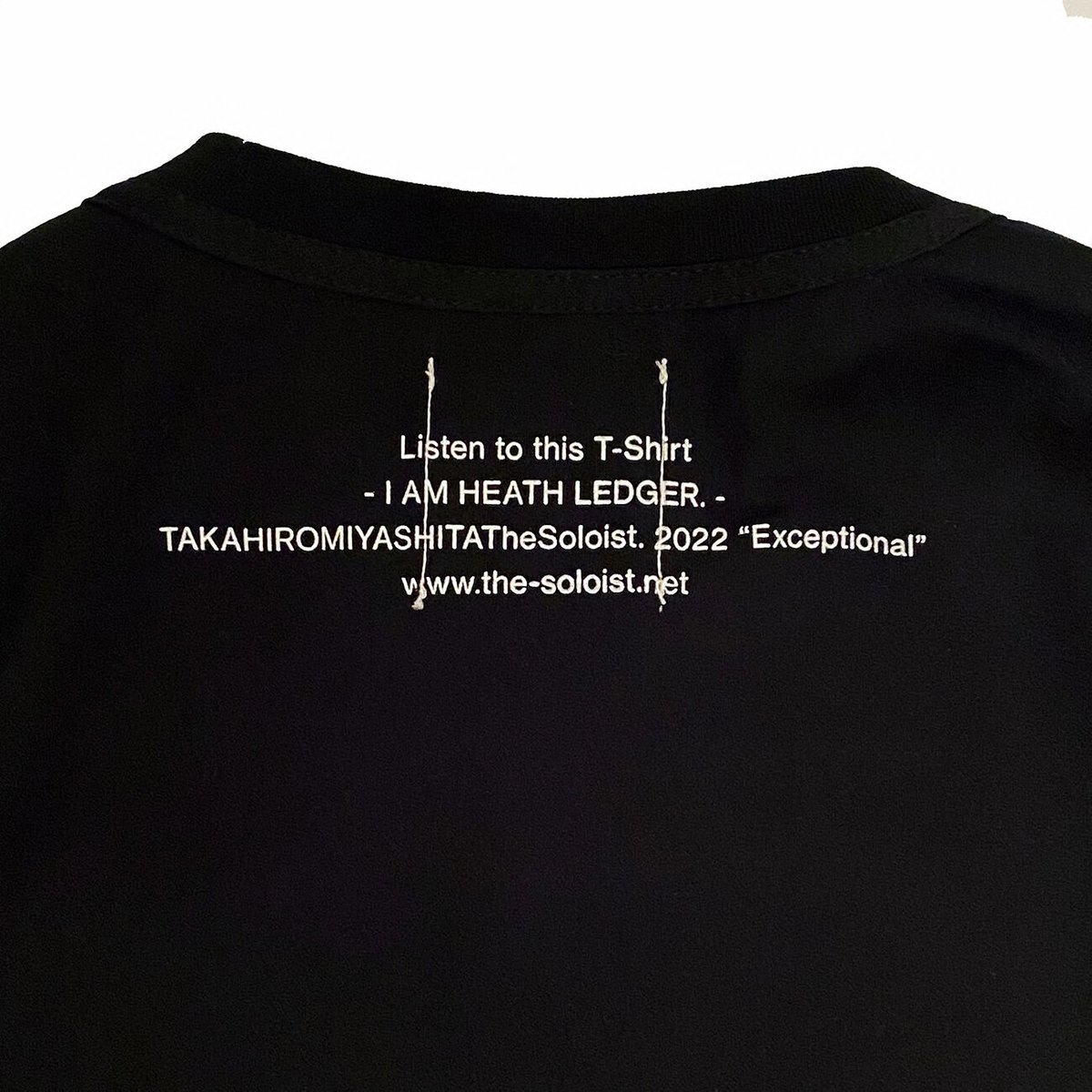 TAKAHIROMIYASHITATheSoloist . : Heath Ledger / Jonathan Worth Tシャツ（B）