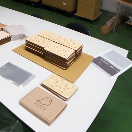 【完売】はがきサイズ おばけパズル （シナ合板4mm厚）