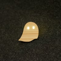 おばけパズルのLEDバッジ SUGI（熊本小国杉）