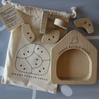 【完売】おばけパズルHOUSE (パズル&つみき）LOT201803 栗