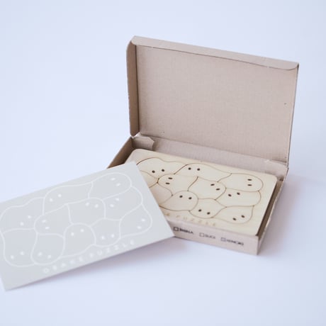 【完売】はがきサイズ おばけパズル （シナ合板4mm厚）