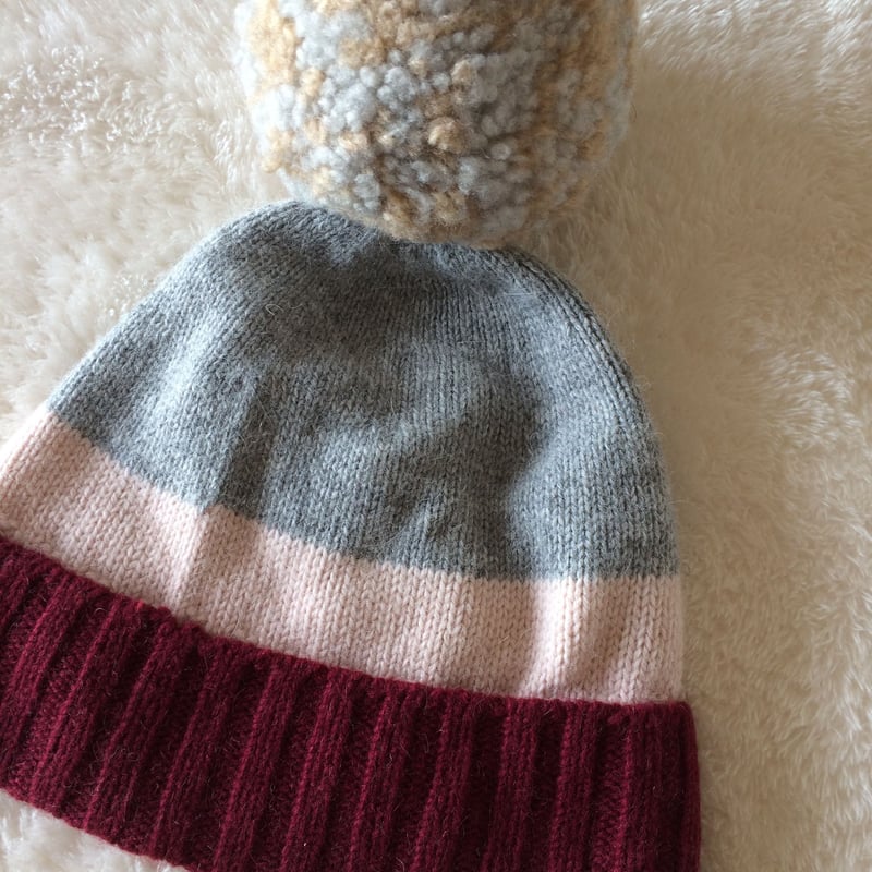 Modiste　ポンポン　ニット帽　LINKABLE 　リンカブル　チェスティ Modiste ポンポン ニット帽 LINKABLE リンカブル チェスティ