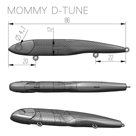MOMMY（マミー）86 D-TUNE（水平姿勢）