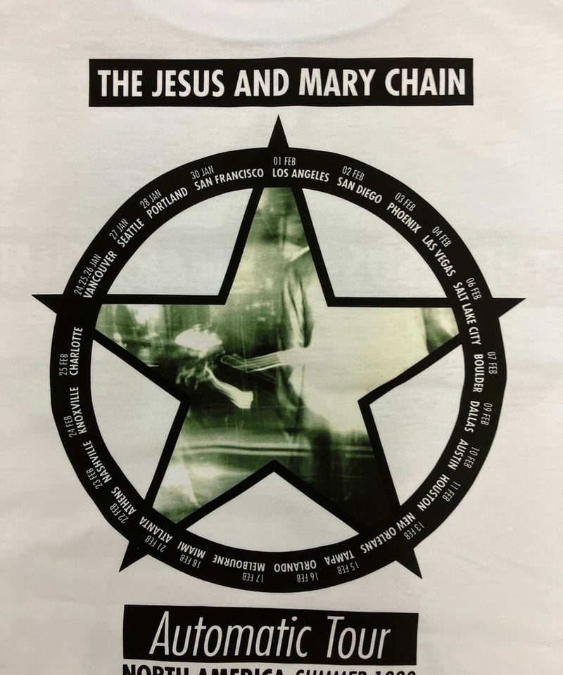 THE JESUS AND MARY CHAIN : Automatic tour 1990 THE JESUS AND MARY CHAIN : Automatic tour 1990