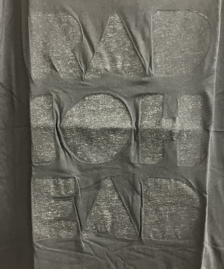 RADIOHEAD : NOTE PAD (DEBOSSED)  (ユニセックス 海外輸入バンド アーティスト Tシャツ)　 【HV02-T26-03-S～XL】