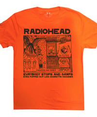 RADIOHEAD : GAWPS (BACK PRINT)  (ユニセックス 海外輸入バンド アーティスト Tシャツ)　 【HV02-T26-01-S～XL】