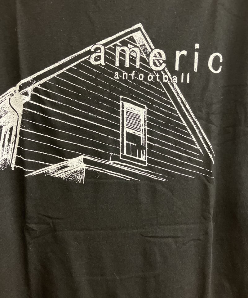 American Football バンドTシャツ ブラック M AMERICAN FOOTBALL : Stay Home(ユニセックス 海外輸入バンド