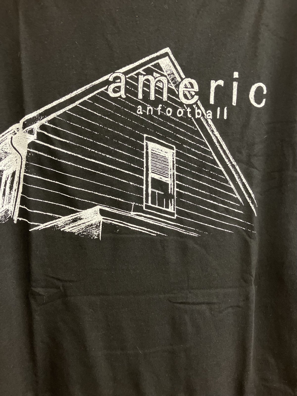 American Football バンドTシャツ ブラック M AMERICAN FOOTBALL : Stay Home(ユニセックス 海外輸入バンド アー