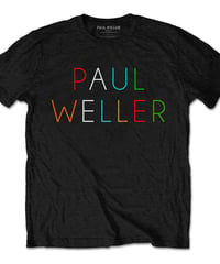 PAUL WELLER : MULTICOLOUR LOGO (ユニセックス 海外輸入バンド アーティスト Tシャツ)  【HV02-T31-01-S～XL】
