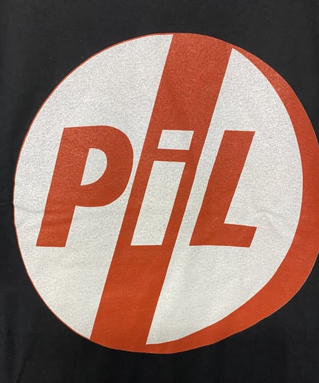 PUBLIC IMAGE LIMITED (P.I.L.) : red logo (ユニセックス バンドTシャツ)  【HV02-T08-01-S～XL】