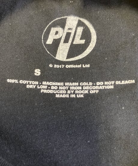 PUBLIC IMAGE LIMITED (P.I.L.) : logo (ユニセックス 海外輸入バンド アーティスト Tシャツ) 【HV02-T08-02-S～XL】