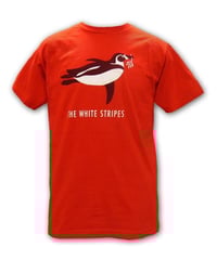 THE WHITE STRIPES : red penguin (ユニセックス バンドTシャツ)　 【HV01-T05-01-S～XL】