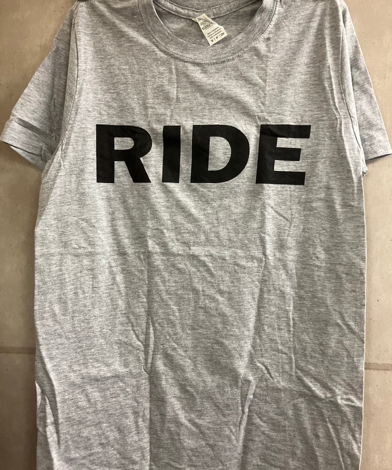RIDE : Logo Grey (ユニセックス 海外輸入バンド アーティスト T RIDE : Logo Grey (ユニセックス 海外輸入バンド アーティスト T