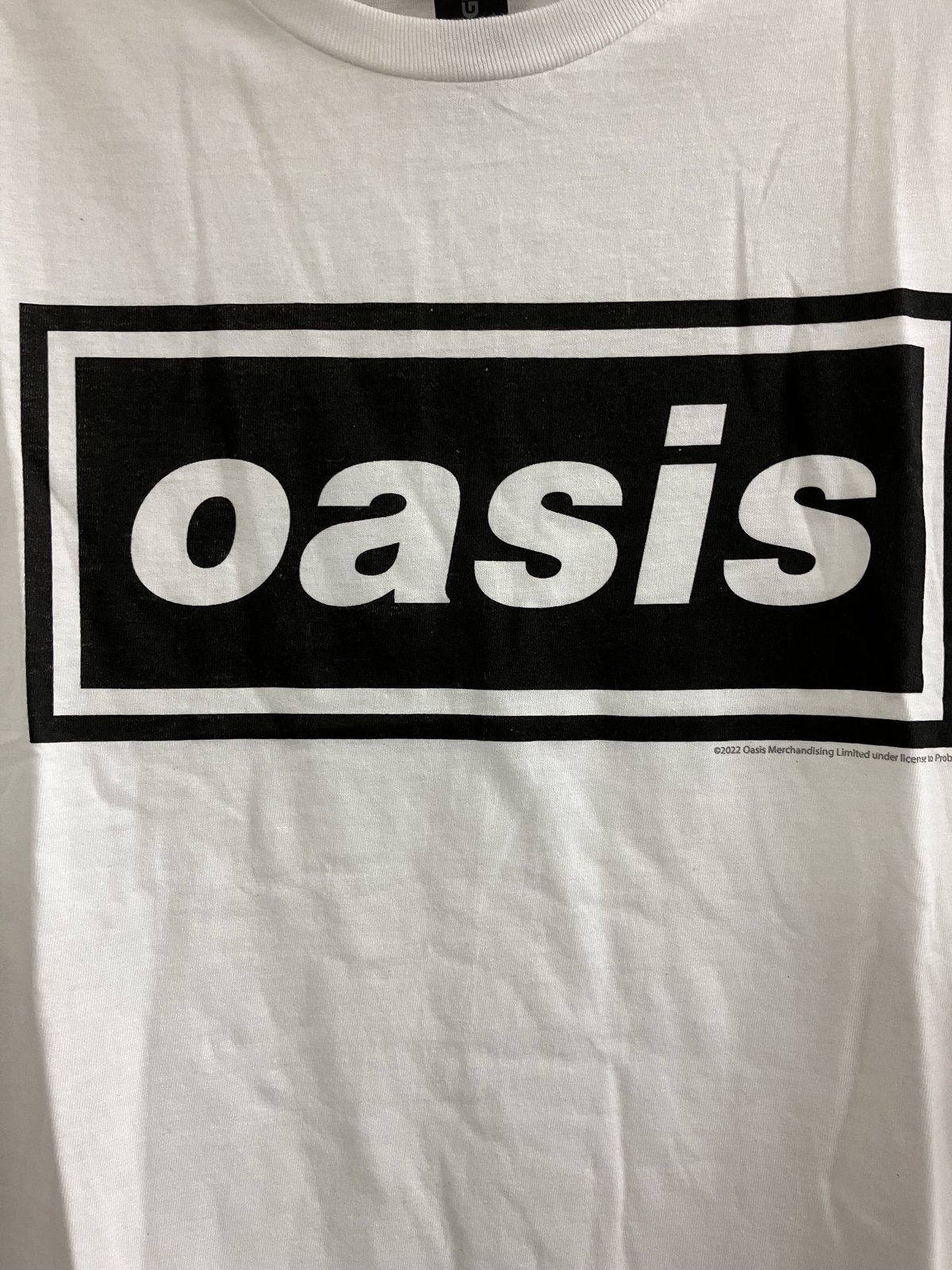 【公式購入品】oasis デッカロゴTシャツ ホワイト Mサイズ 公式購入品】oasis デッカロゴTシャツ ホワイト Mサイズ - メルカリ