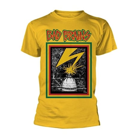 BAD BRAINS : BAD BRAINS (ユニセックス 海外輸入バンド アーティスト Tシャツ)  【HV02-T18-01-S～XL】