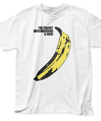 THE VELVET UNDERGROUND : Banana (ユニセックス バンドTシャツ)【HV03-T01-01-S～XL】