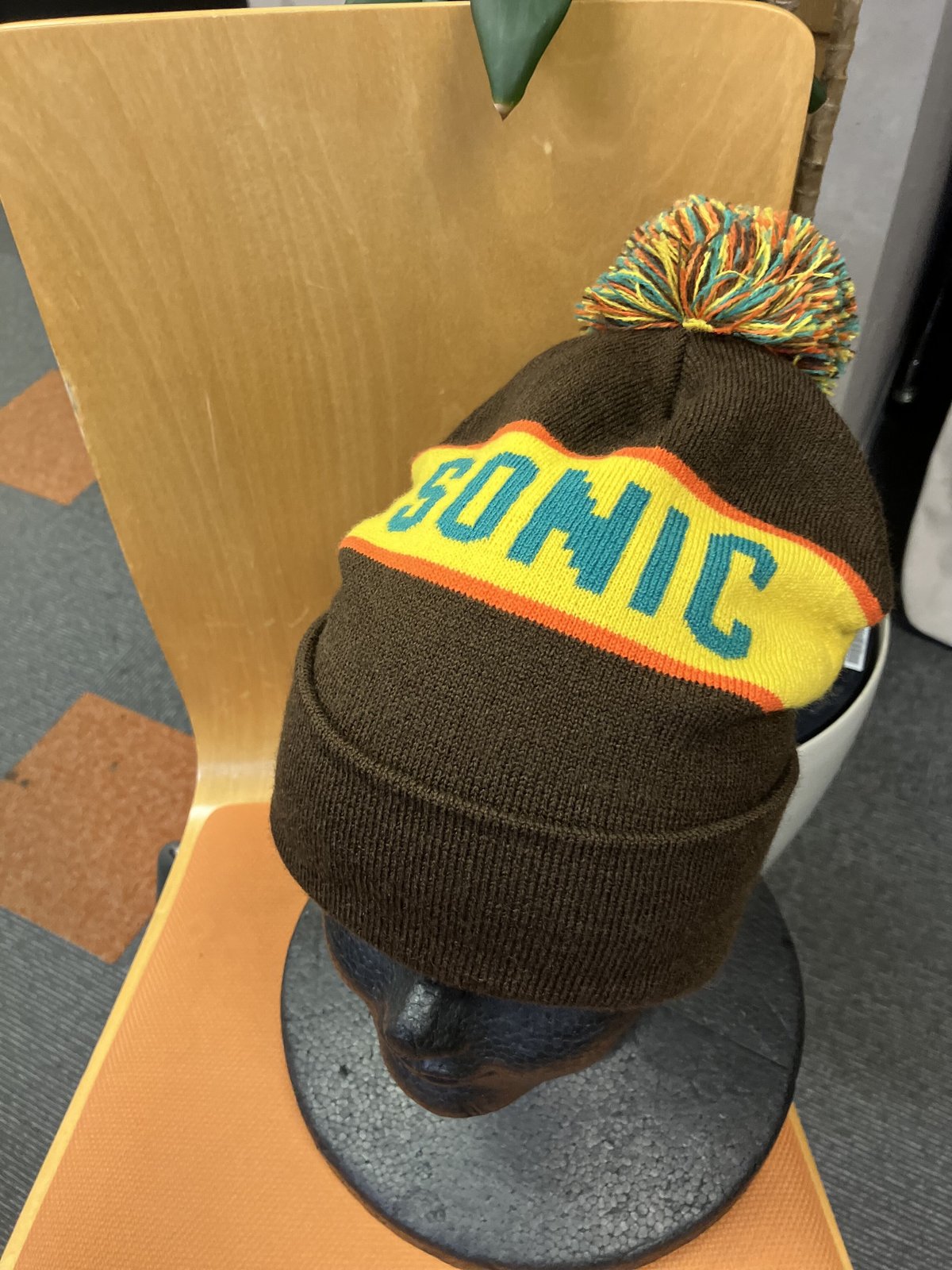 SONIC YOUTH : Knit Hat Brown (ユニセックスバンドアクセサリー