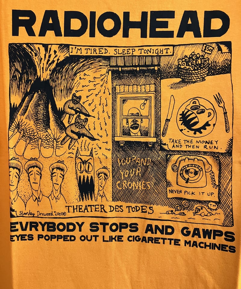 RADIOHEAD : GAWPS (BACK PRINT) (ユニセックス 海外輸入バンド RADIOHEAD : GAWPS (BACK PRINT) (ユニセックス 海外輸入バンド