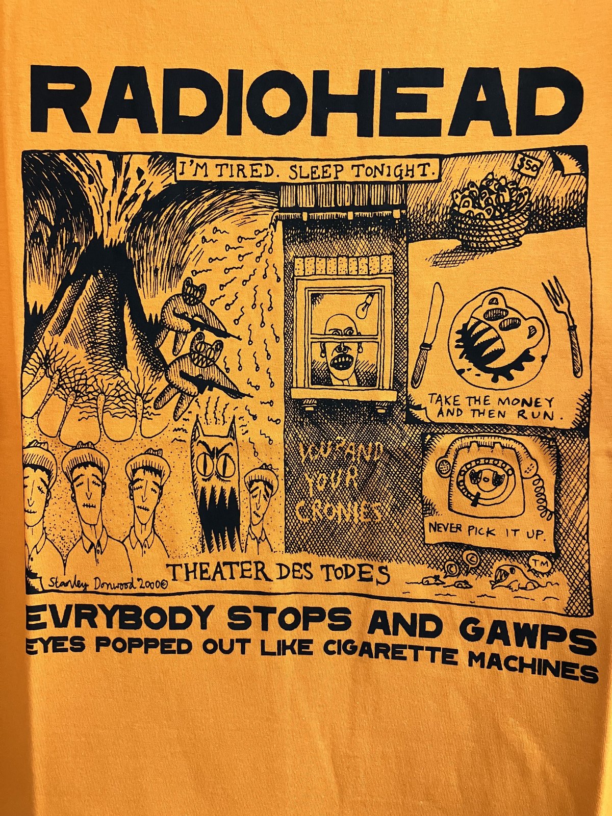 RADIOHEAD : GAWPS (BACK PRINT) (ユニセックス 海外輸入バンド RADIOHEAD : GAWPS (BACK PRINT) (ユニセックス 海外輸入バンド
