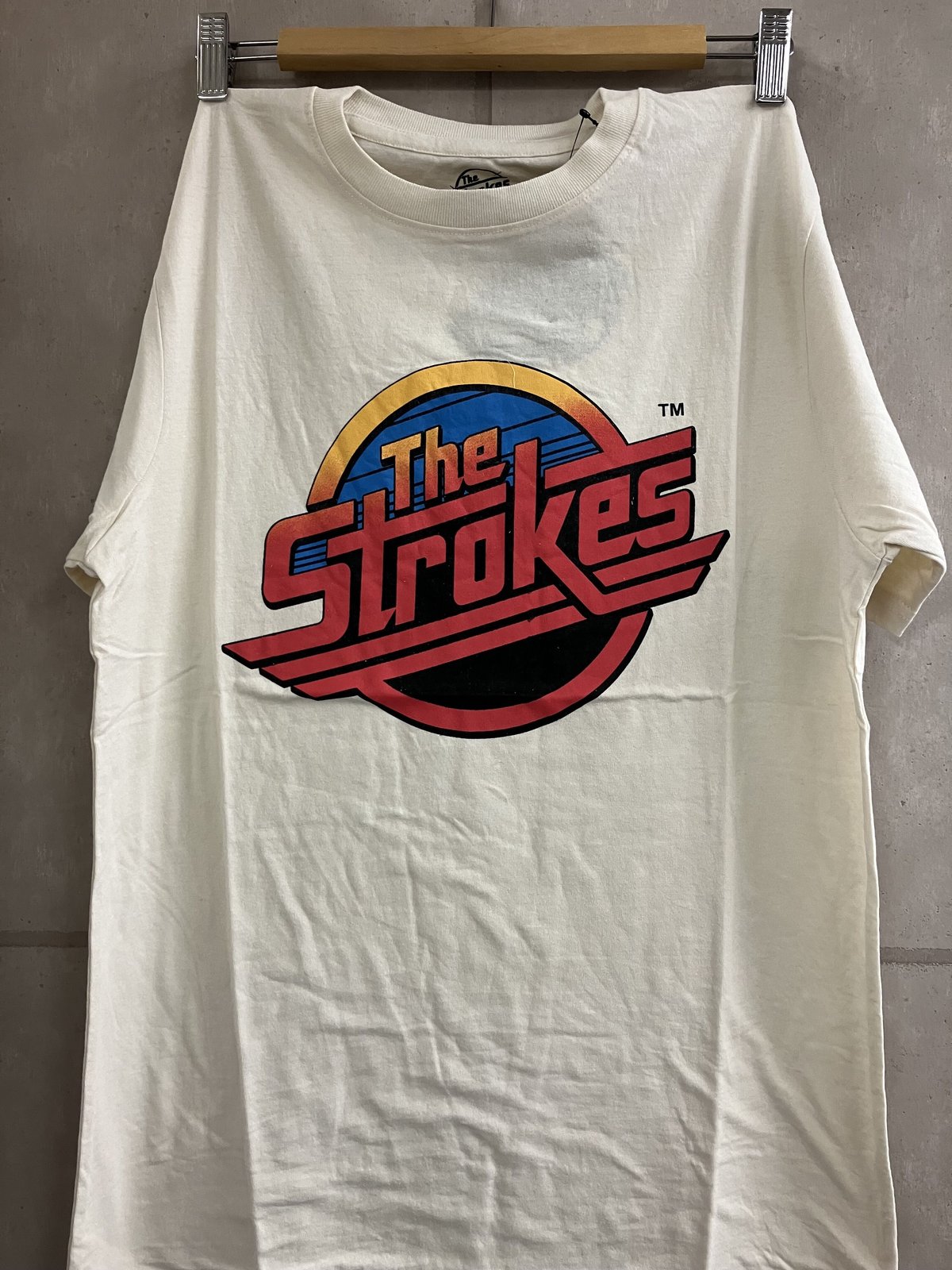 THE STROKES : RED LOGO (ユニセックス 海外輸入バンド アーティスト Tシャツ)　 【HV02-T27-03-S～XL】