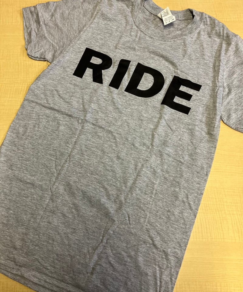 RIDE : Logo Grey (ユニセックス 海外輸入バンド アーティスト T