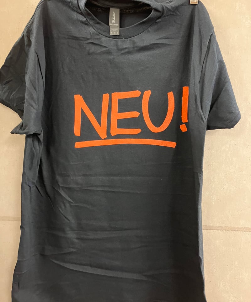 【韓国】ニューエラ■新作*ユニセックス*VINTAGE CAM T-SHIRTS NEU! : Logo Black (ユニセックス 海外輸入バンド アーティスト