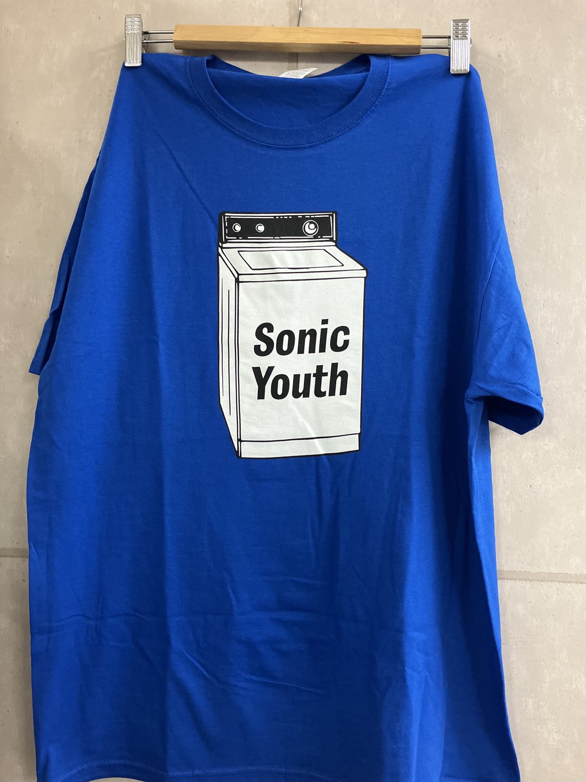 Sonic Youth Tシャツ 洗濯機　青 公式新品】 SONIC YOUTH - WASHING MACHINE ソニックユースTシャ