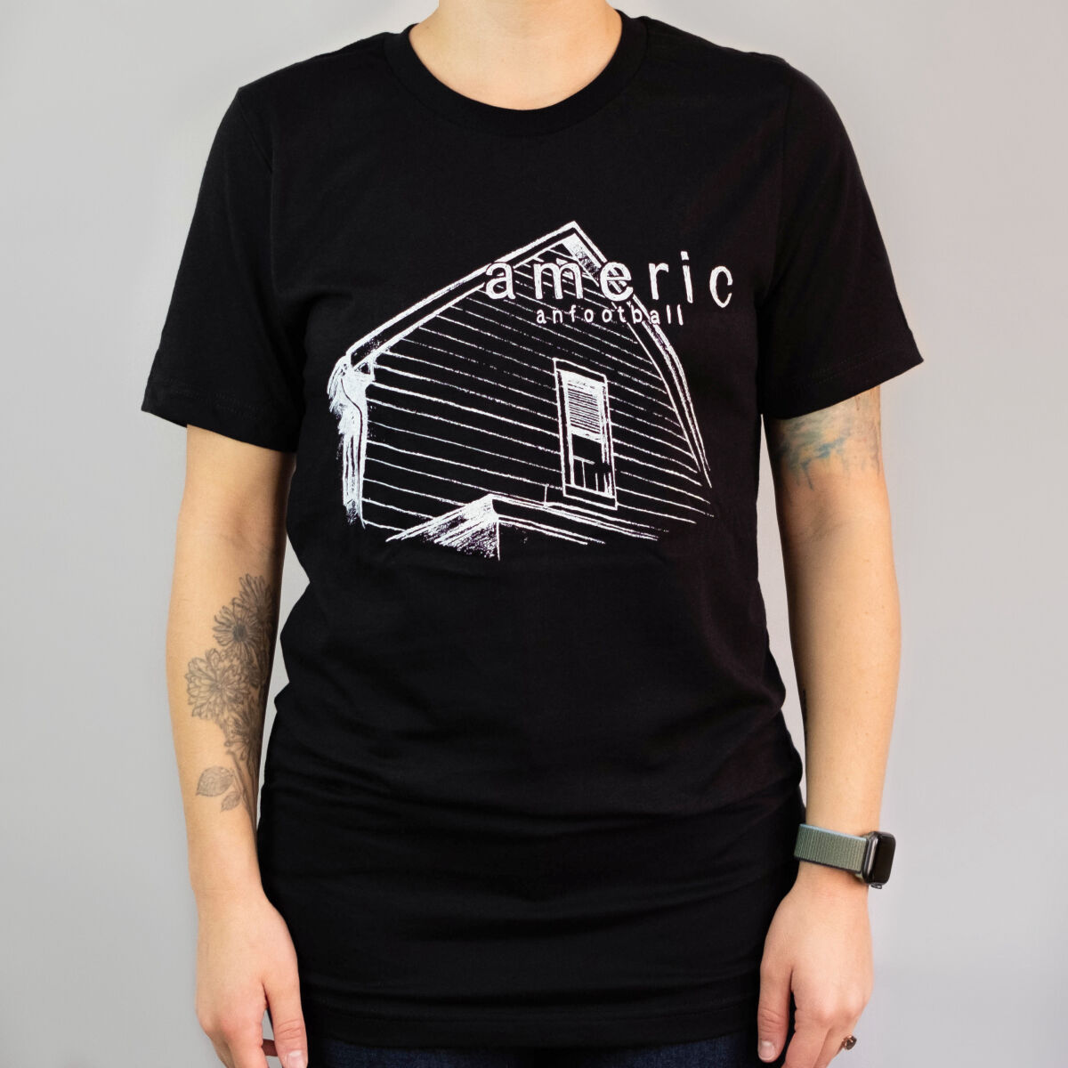 American Football バンドTシャツ ブラック M AMERICAN FOOTBALL Tシャツ Stay Home-Black | OSOMALO バンドT