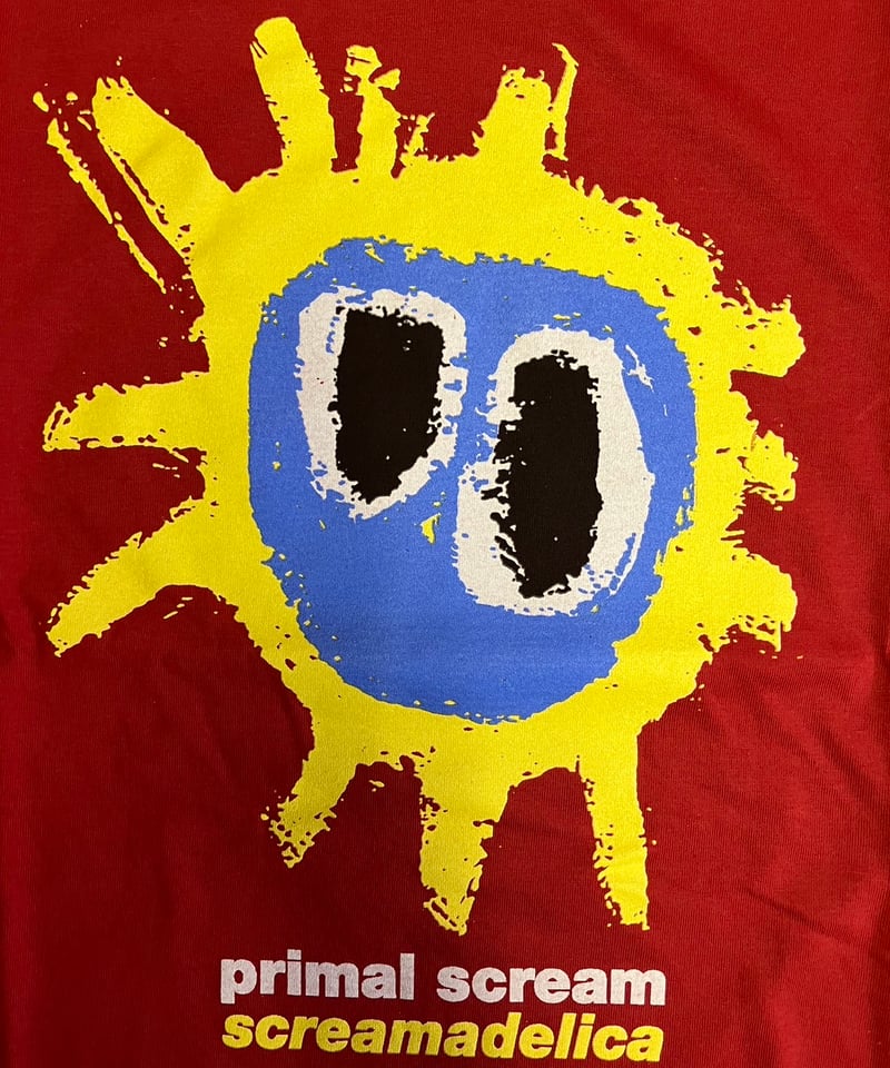 Primal Scream Screamadelica バンドTシャツ XL刺繍 PRIMAL SCREAM : Screamadelica Red (ユニセックス 海外輸入バ