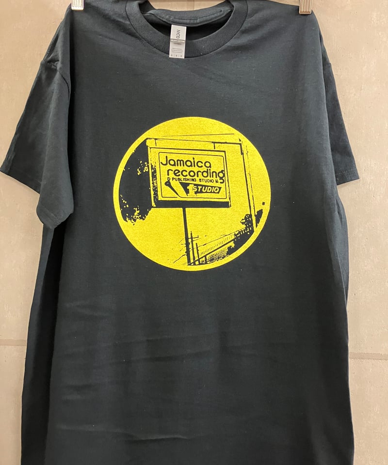公式【1JINN STUDIO】ビンテージスリムTシャツ STUDIO 1 :Jamaica Recording Black (ユニセックス 海外