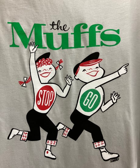 THE MUFFS : STOP & GO Grey  (ユニセックス 海外輸入バンド アーティスト Tシャツ) 【HV17-T01-04-S～XL】