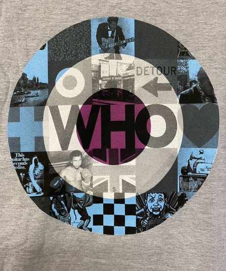 THE WHO: Target Blocks (ユニセックス バンドTシャツ) 【HV02-T16-02-S～XL】