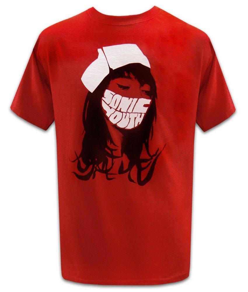 Sonic Youth バンT レッド　古着 fit=scale-down,w=1200