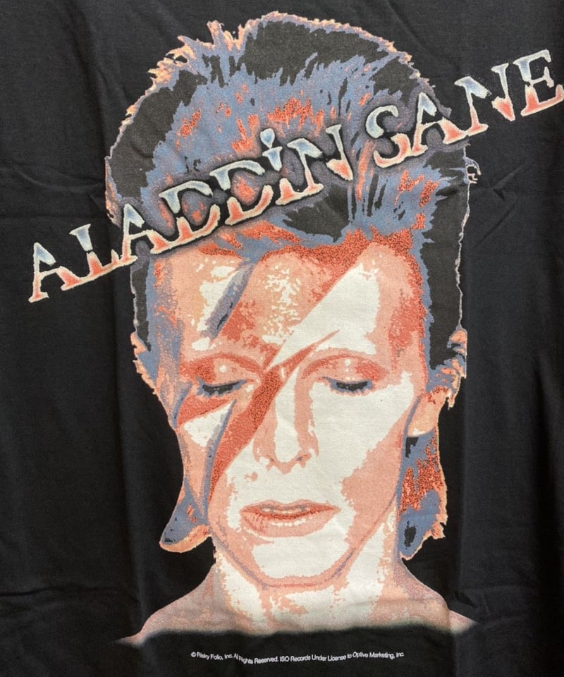 DAVID BOWIE : aladdin sane (ユニセックス バンドTシャツ) 【HV DAVID BOWIE : aladdin sane (ユニセックス バンドTシャツ) 【HV
