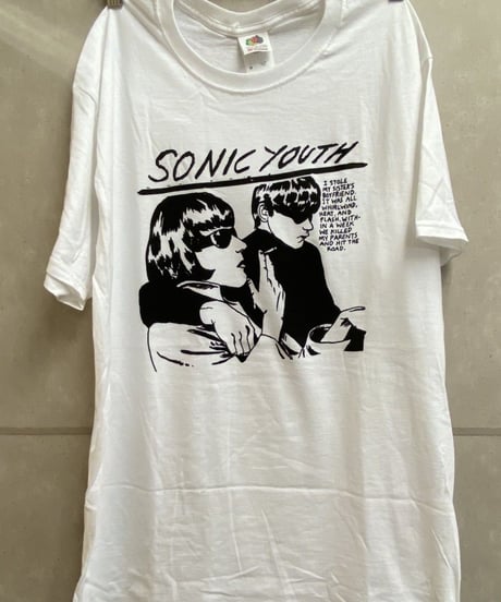SONIC YOUTH : goo white (ユニセックス バンドTシャツ)   【HV01-T04-06-S～XL】