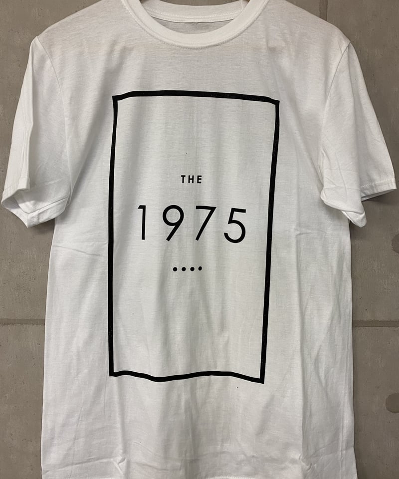 THE 1975 : logo white (ユニセックス 海外輸入バンド アーティスト Tシ...