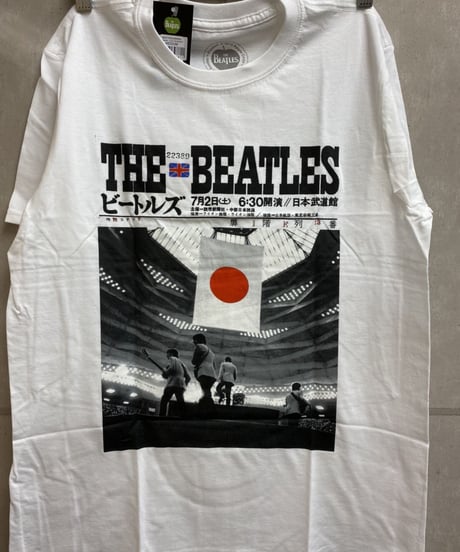 THE BEATLES : live at the budokan (ユニセックス バンドTシャツ)　【HV00-T01-01-S～L】