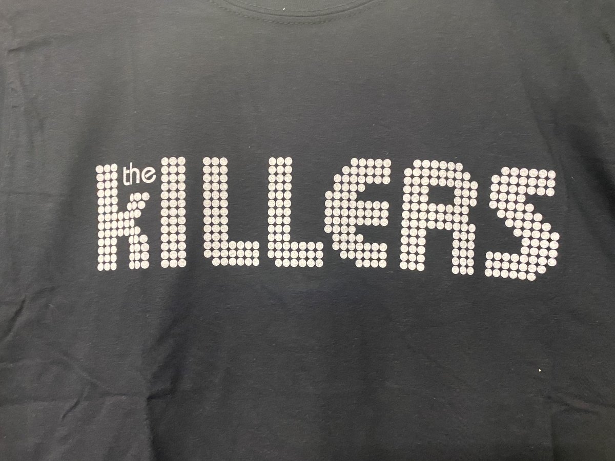 THE KILLERS 09' Tシャツ 黒S THE KILLERS T-Shirt Medium VTG - this dot graphic is The