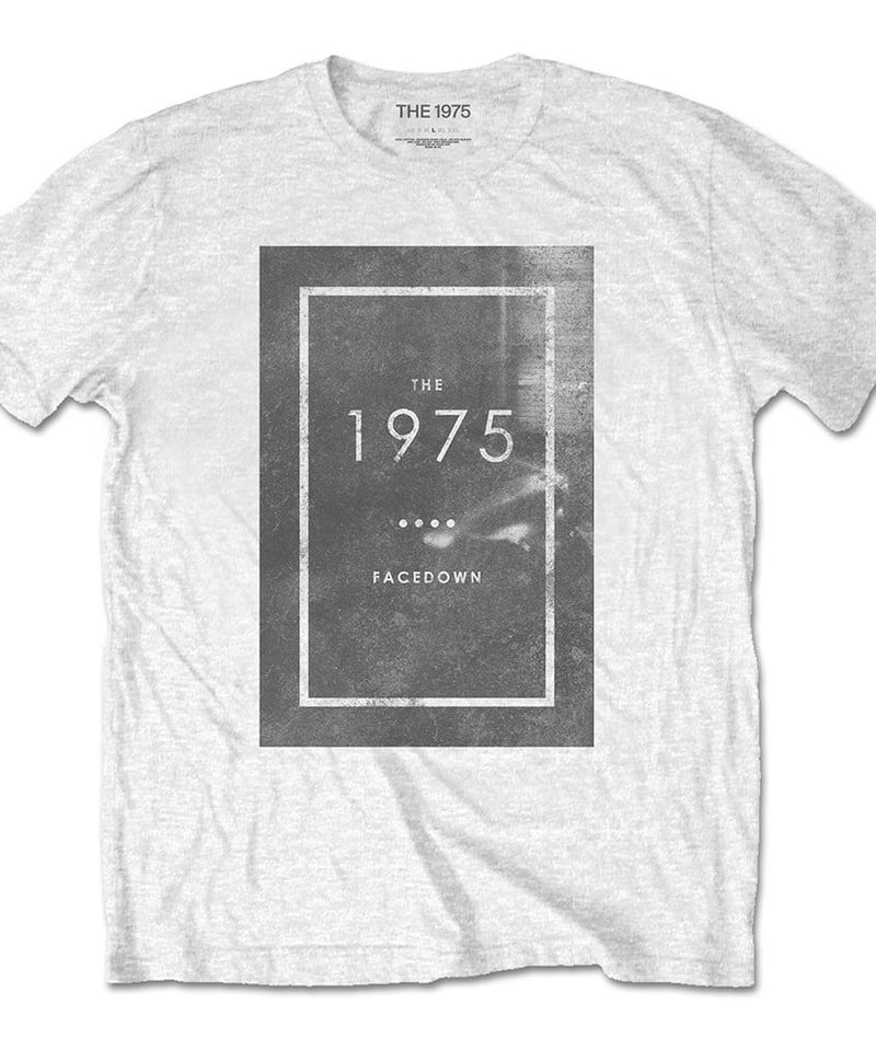 THE 1975 : facedown white (ユニセックス 海外輸入バンド