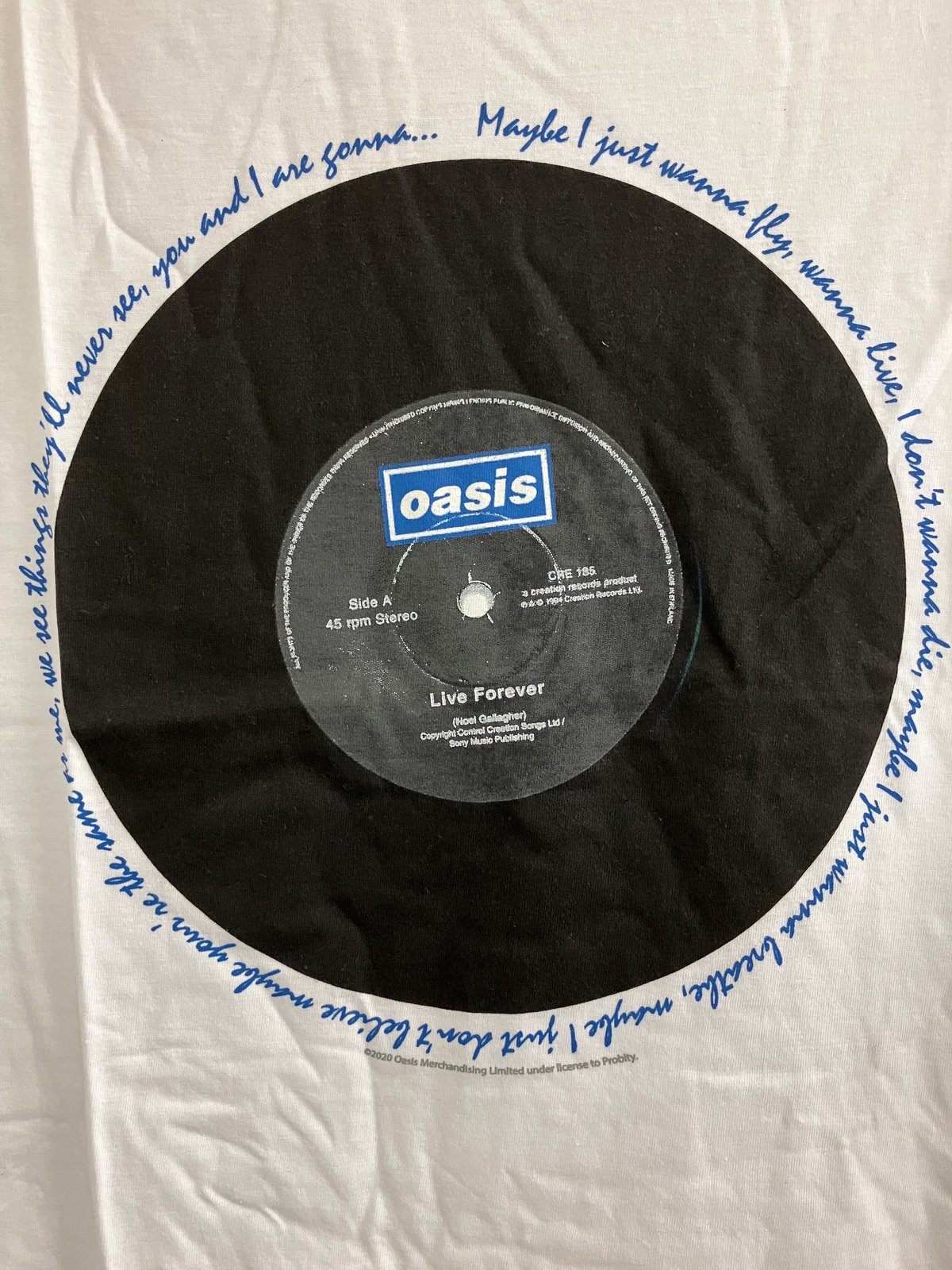 OASIS : LIVE FOREVER SINGLE (ユニセックス 海外輸入バンド アー OASIS : LIVE FOREVER SINGLE (ユニセックス 海外輸入バンド アー