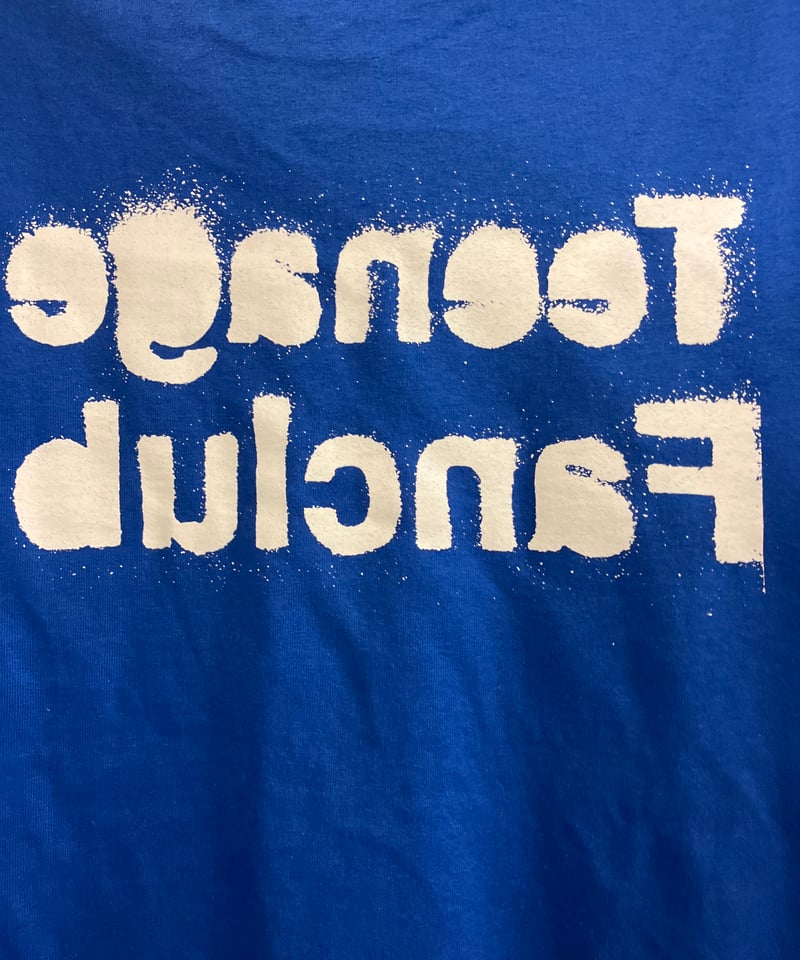 TEENAGE FANCLUB : SPRAY LOGO Royal Blue (ユニセック