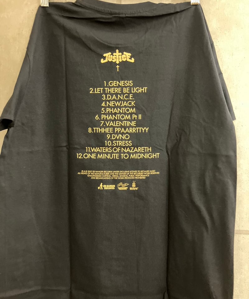 JUSTICE : † T-shirt Anniversary Edition (ユニセッ JUSTICE : † T-shirt Anniversary Edition (ユニセッ